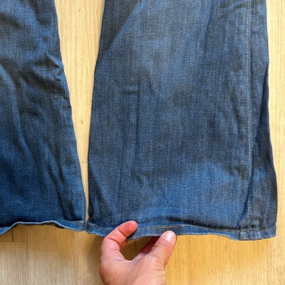 Hudson Womens Flare Jeans Blue Stretch Medium Wash Low Rise Denim USA 28 - Picture 7 of 7